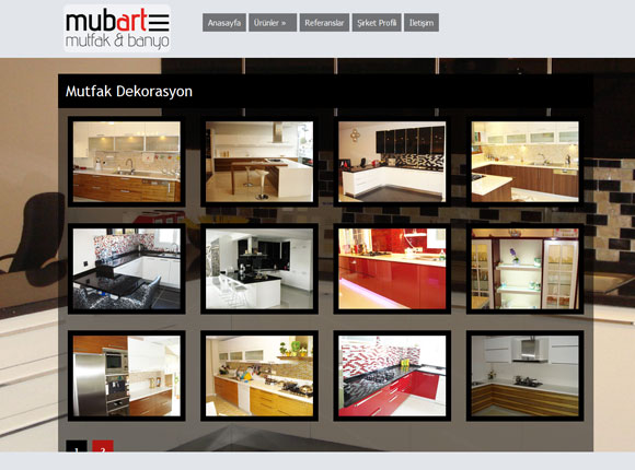 web tasarım mutfak mobilyası